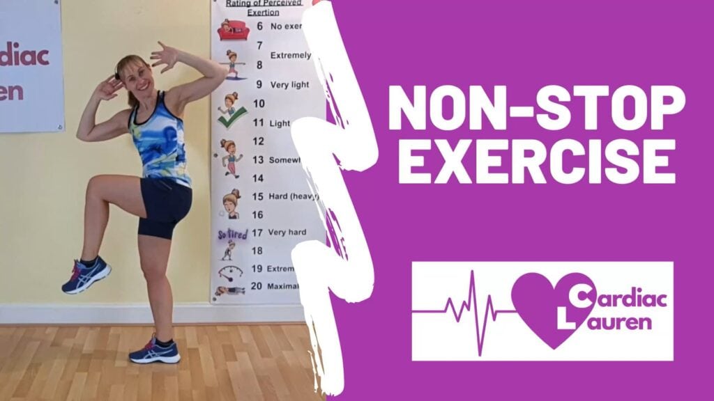 Non-stop exercise - a mix of exercises