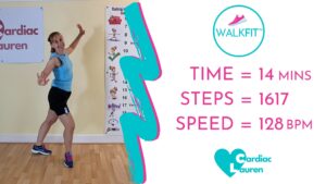 Walkfit - salsa themed - 128bpm - 1617 steps